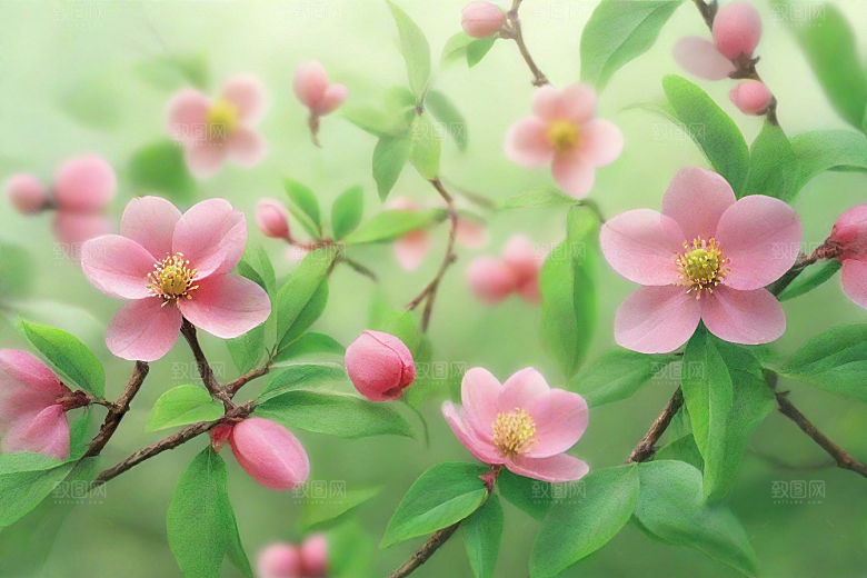 乌梅植物插图图片