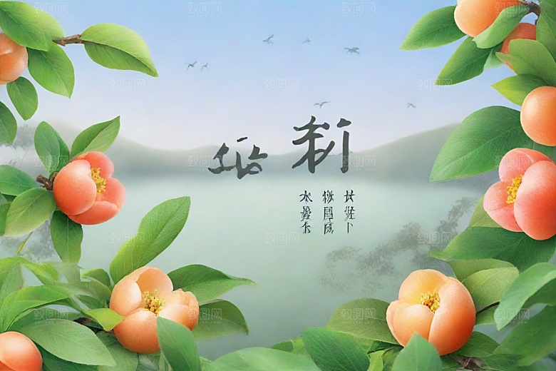 乌梅植物插图图片