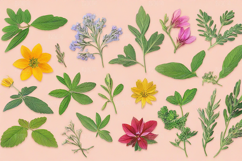 法半夏植物插图图片