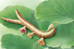 高良姜植物插图图片