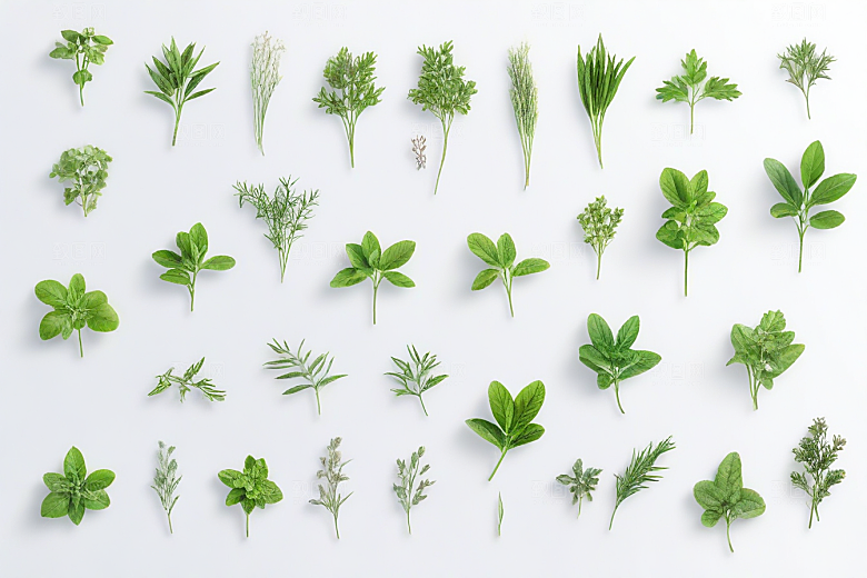芡实植物插图图片