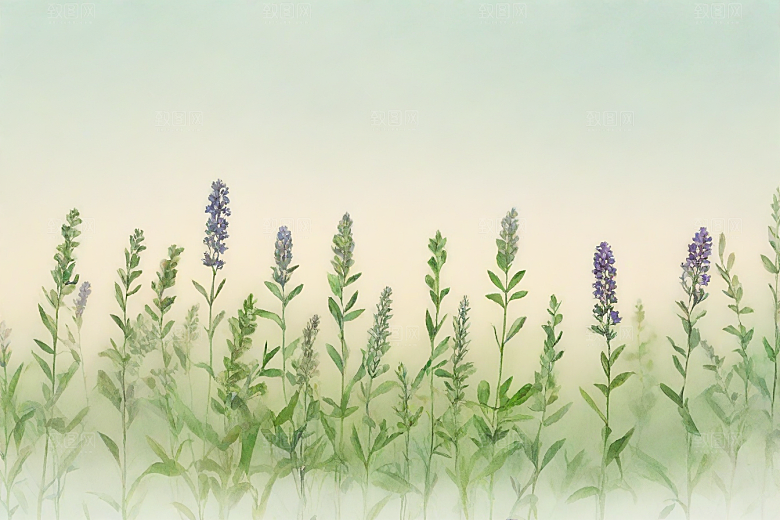 芡实植物插图图片