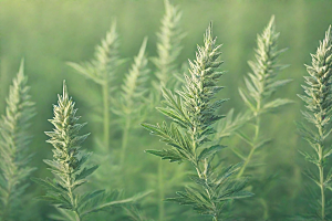 青蒿植物插图图片
