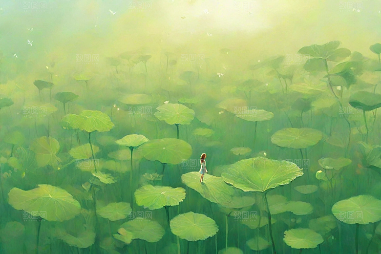 独活植物插图图片