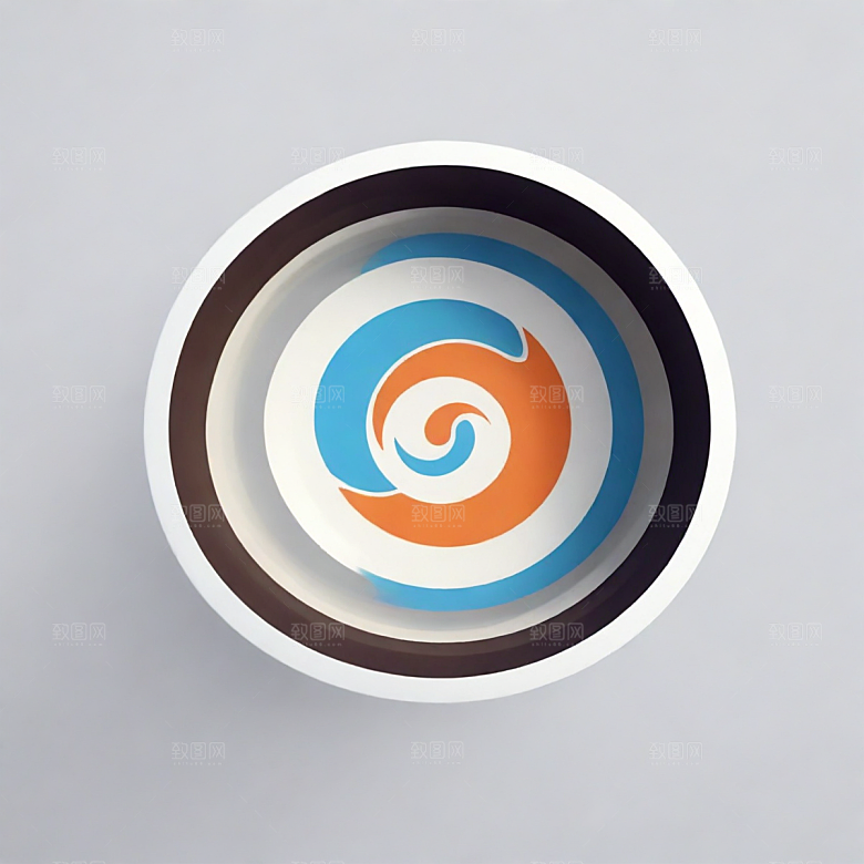 碗插画卡通风格贴纸