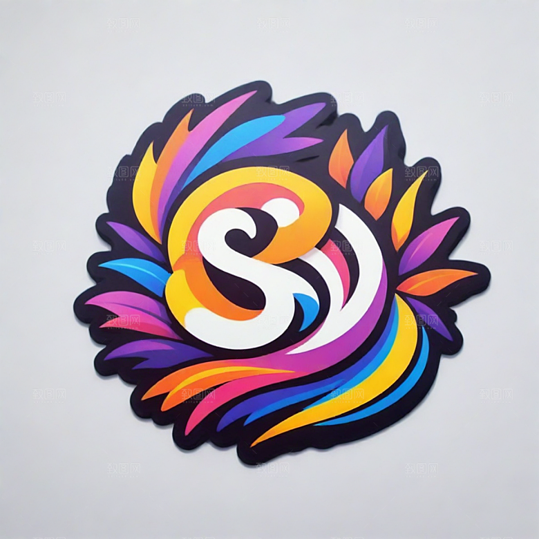 拍摄插画卡通风格贴纸