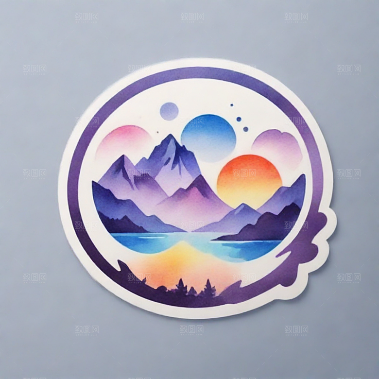 笔记插画卡通风格贴纸