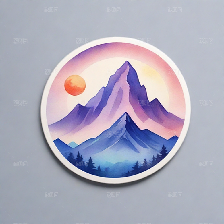 案件插画卡通风格贴纸