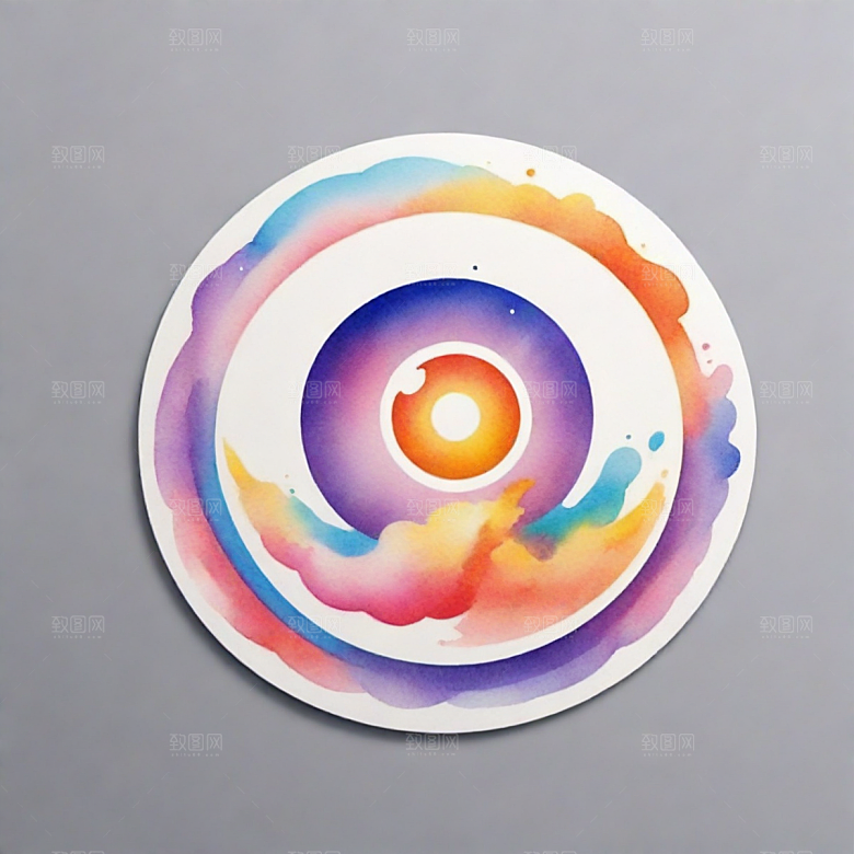 小说插画卡通风格贴纸