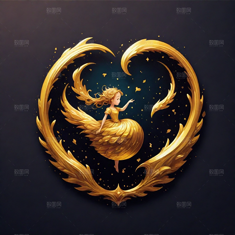 金币插画卡通风格贴纸