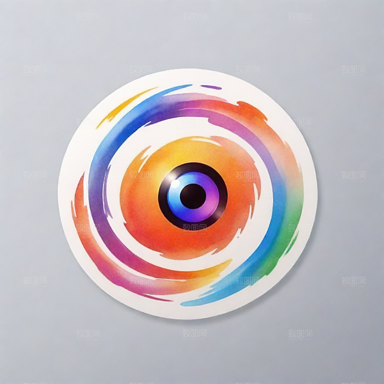 打钩插画卡通风格贴纸
