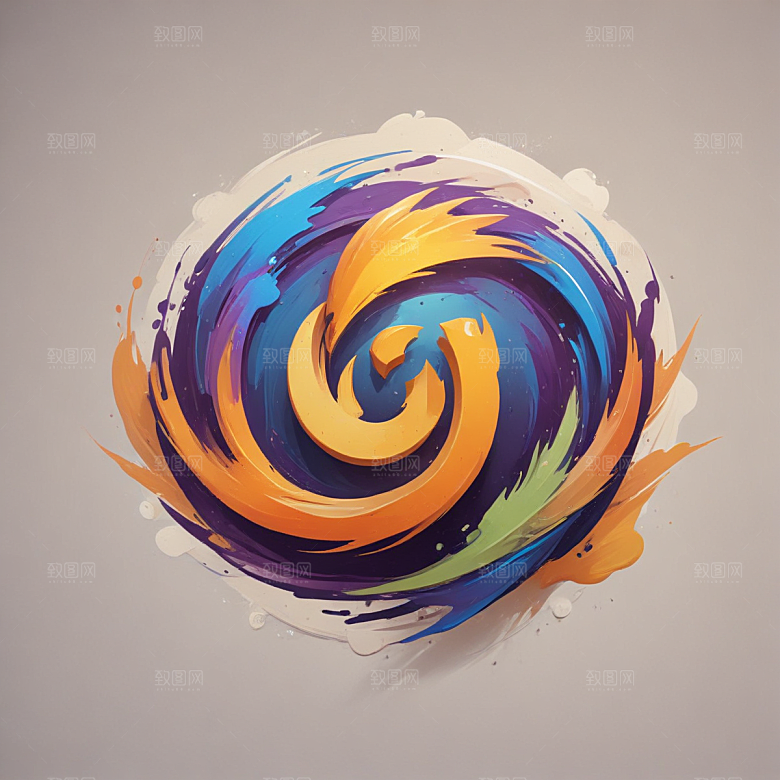 摇摆插画卡通风格贴纸