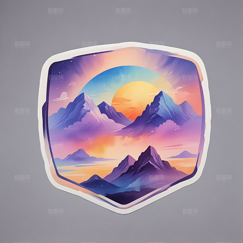表格插画卡通风格贴纸