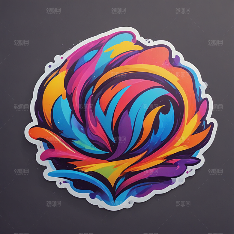 表格插画卡通风格贴纸