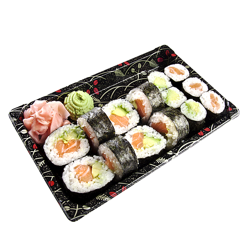 寿司高清4K美食料理寿司摆盘菜牌海报