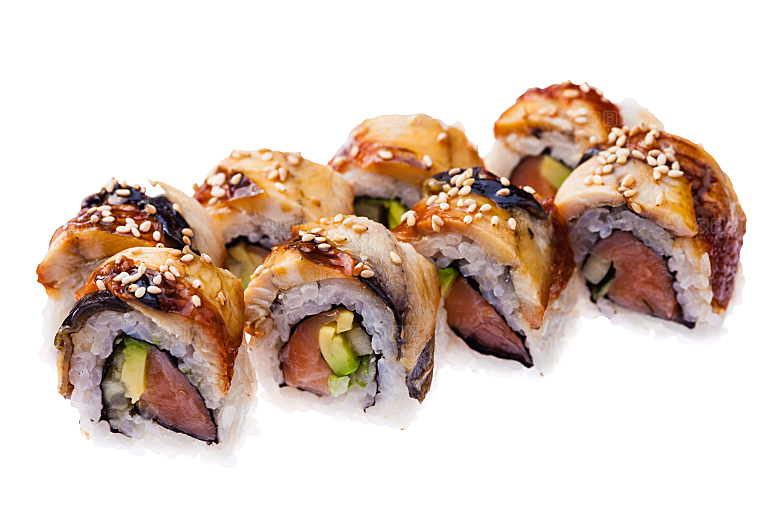 寿司高清4K美食料理寿司摆盘菜牌海报