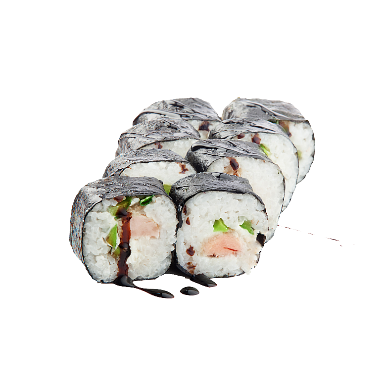 寿司高清4K美食料理寿司摆盘菜牌海报免抠