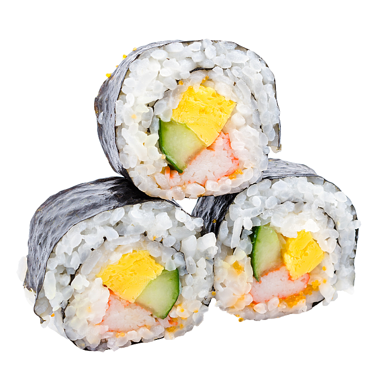 寿司高清4K美食料理寿司摆盘菜牌海报免抠