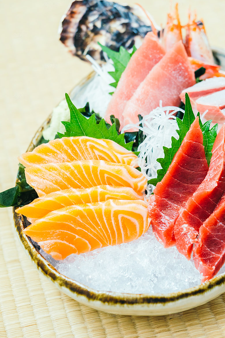 寿司高清4K美食料理寿司摆盘菜牌海报素材