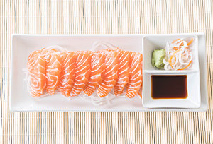 寿司高清4K美食料理寿司摆盘菜牌海报素材