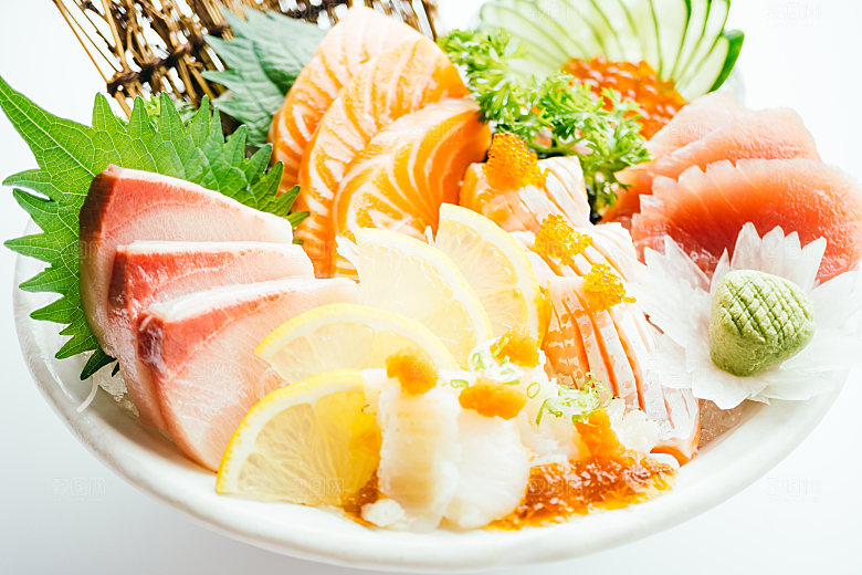寿司高清4K美食料理寿司摆盘菜牌海报素材