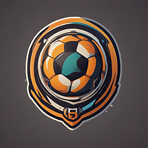 足球插画风格图标