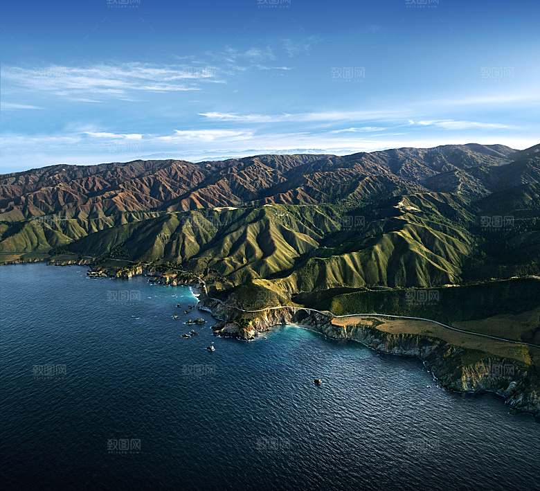 高清海景海滩沙滩海边大苏尔海洋壁纸