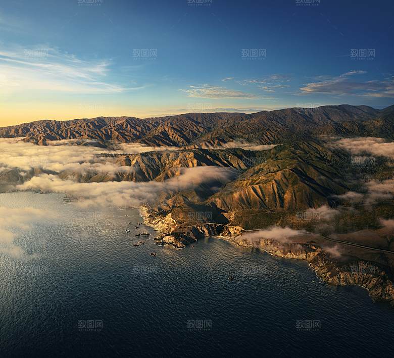 高清海景海滩沙滩海边大苏尔海洋壁纸