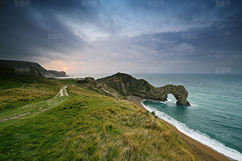 海景海滩沙滩海边大海蓝色海洋杜德尔门壁纸