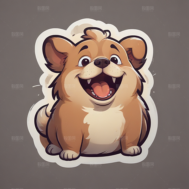 快乐胖Doge兴奋看你图片