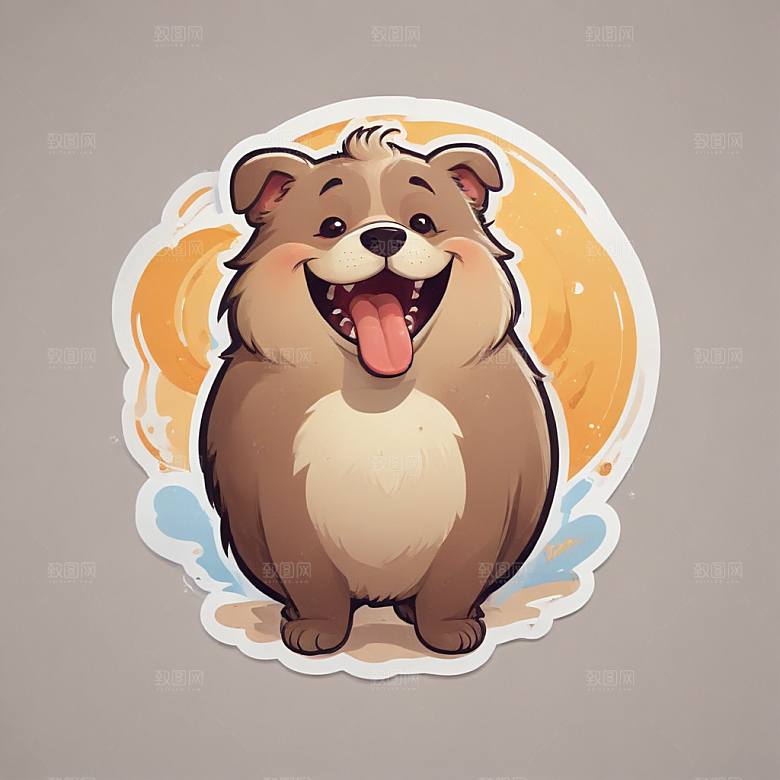 快乐胖Doge兴奋看你图片