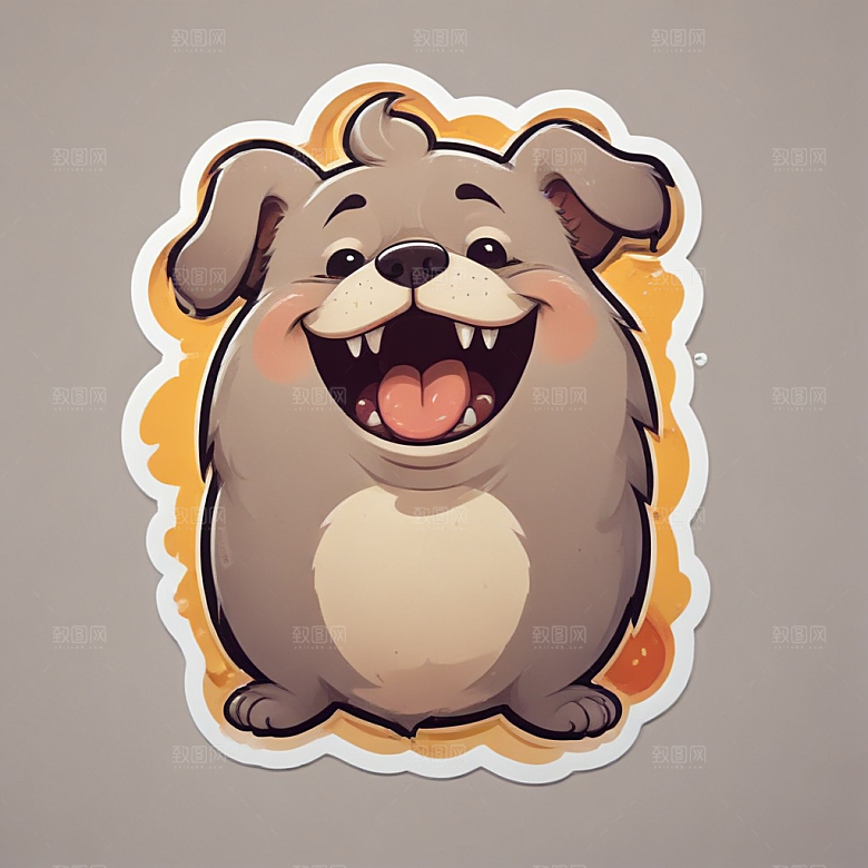 快乐胖Doge兴奋看你图片