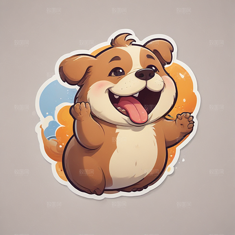 快乐胖Doge兴奋看你图片