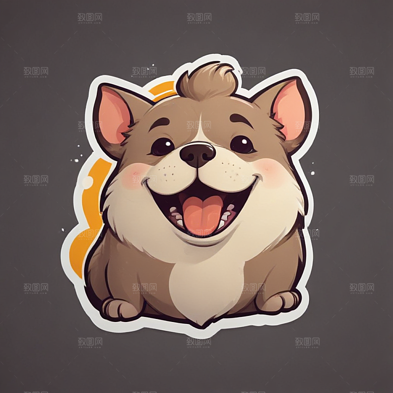 快乐胖Doge兴奋看你图片