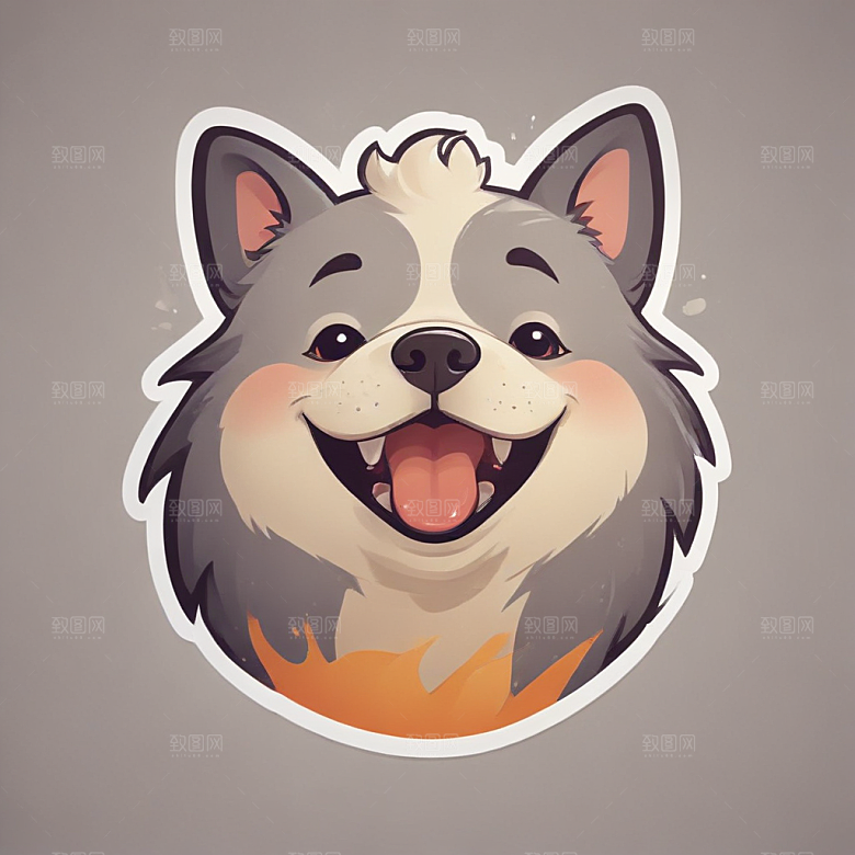 快乐胖Doge兴奋看你图片