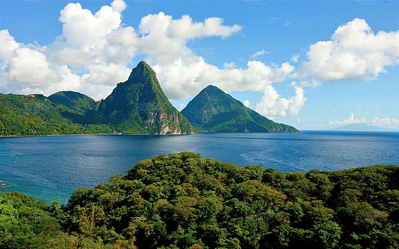 高清海景海滩沙滩海边大海蓝色海洋海岸