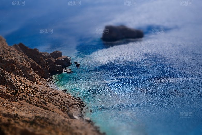 高清海景海滩沙滩海边大海蓝色海洋海岸