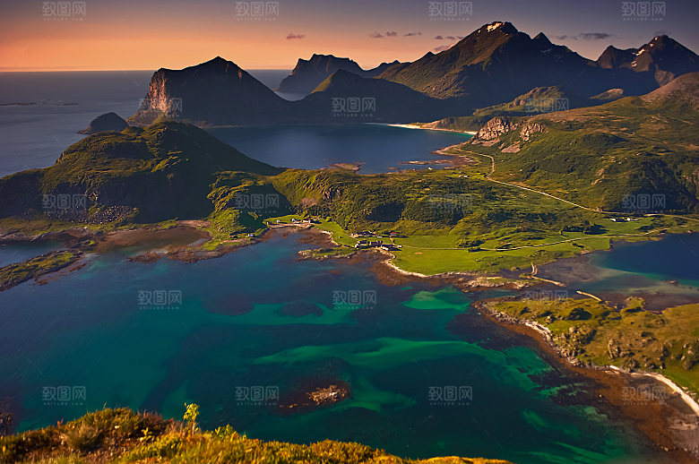 高清海景海滩沙滩海边大海蓝色海洋海岸