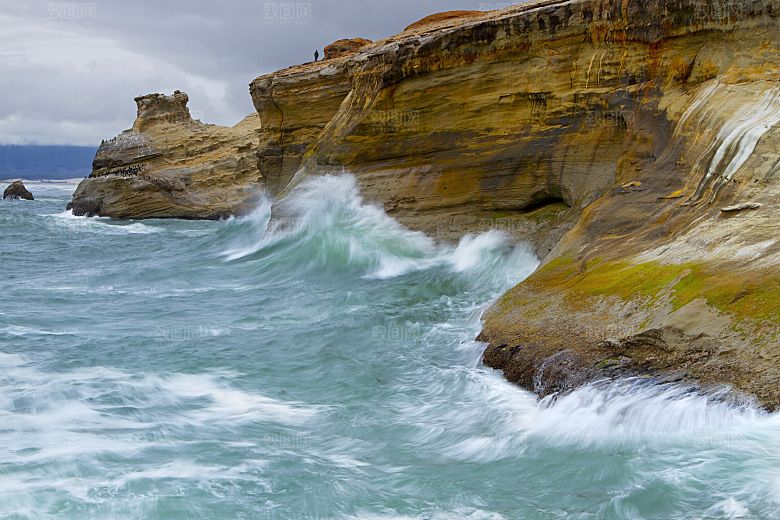 高清海景海滩沙滩海边大海蓝色海洋海岸