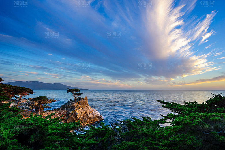 高清海景海滩沙滩海边大海蓝色海洋海岸素材