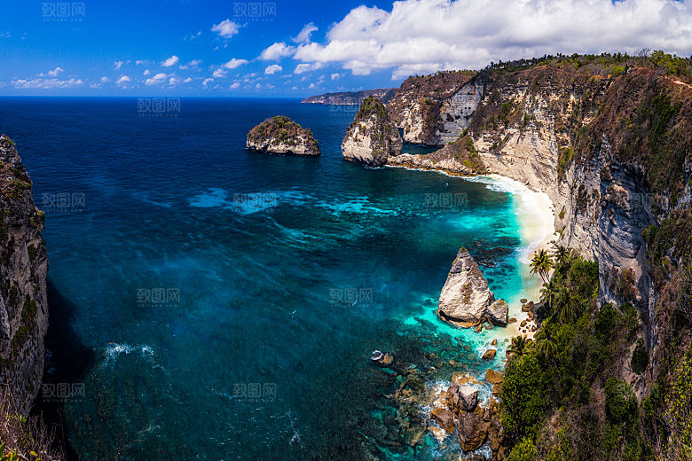 高清海景海滩沙滩海边大海蓝色海洋海岸素材