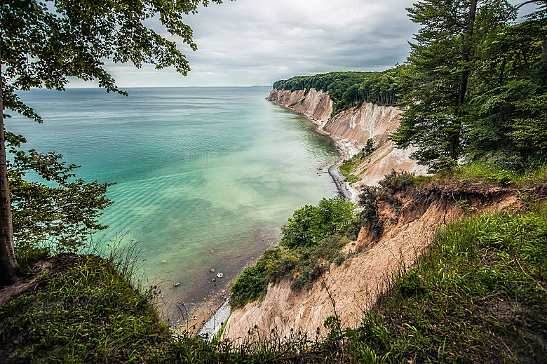 高清海景海滩沙滩海边大海蓝色海洋海岸