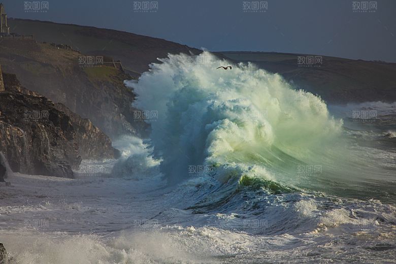 高清海景海滩沙滩海边大海蓝色海洋海岸素材