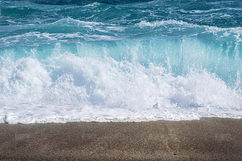 高清海景海滩沙滩海边大海蓝色海洋海岸素材