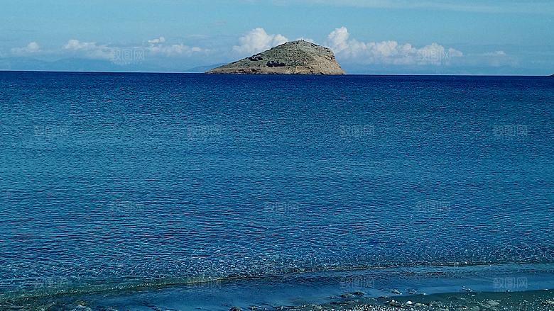 高清海景海滩沙滩海边大海蓝色海洋海岸海滨