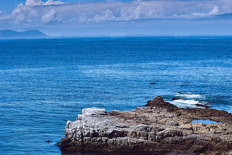 高清海景海滩沙滩海边大海蓝色海岸印尼素材