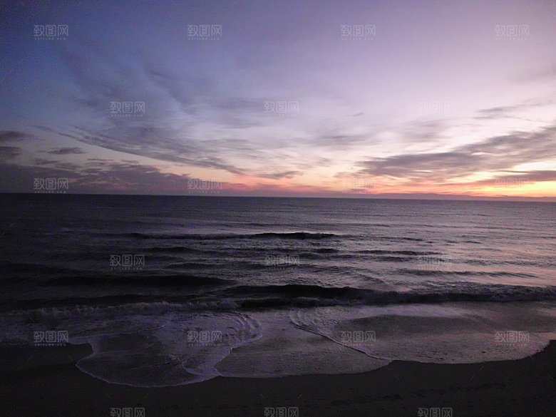 高清海景海滩沙滩海边大海蓝色海岸素材
