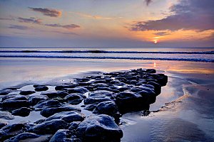 高清海景海滩沙滩海边大海蓝色海岸