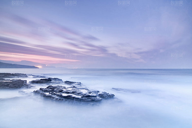 高清海景海滩沙滩海边大海蓝色海岸