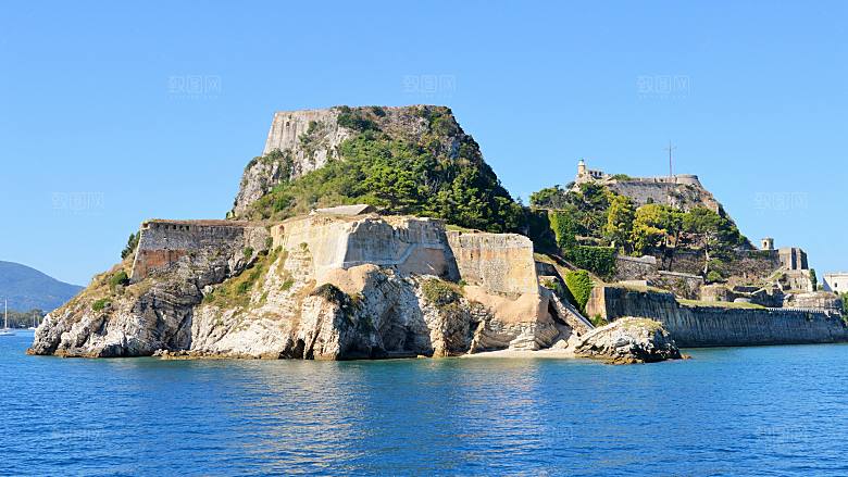 高清海景海滩沙滩海边大海蓝色海岸素材